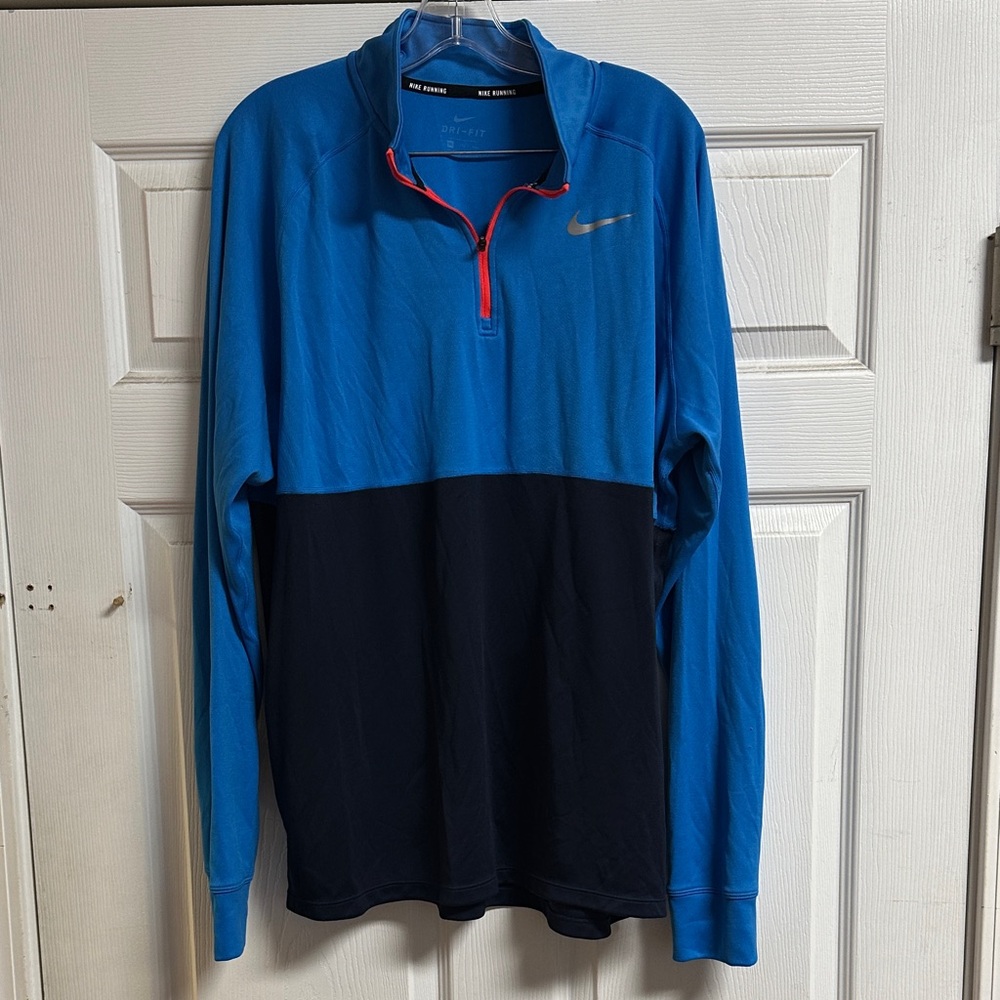 Nike Two Tone Blue 1/4 Zip